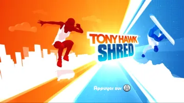 Tony Hawk - Shred screen shot title